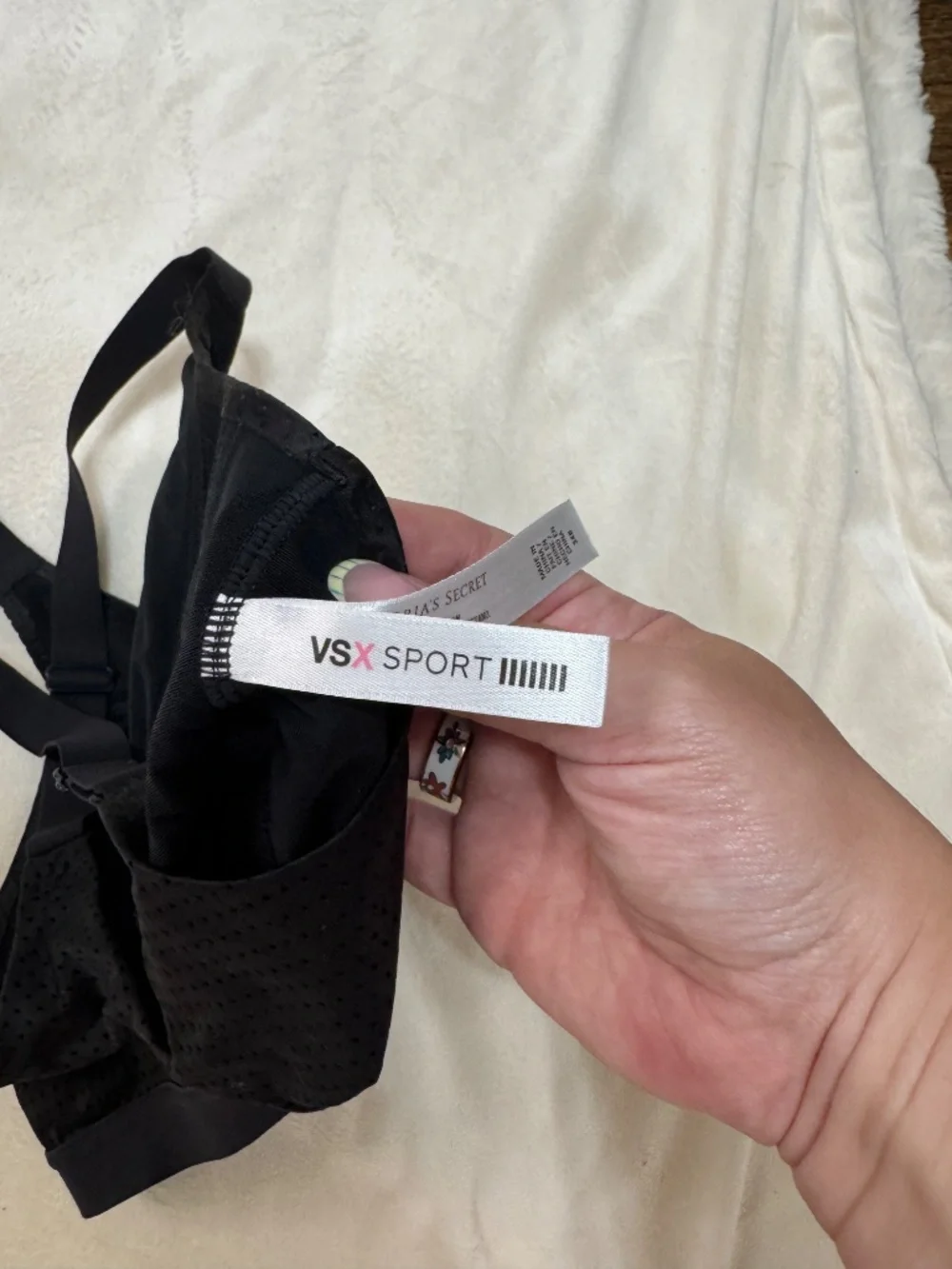 Victoria’s Secret VSX Sport Black Racerback Sports Bra 36B